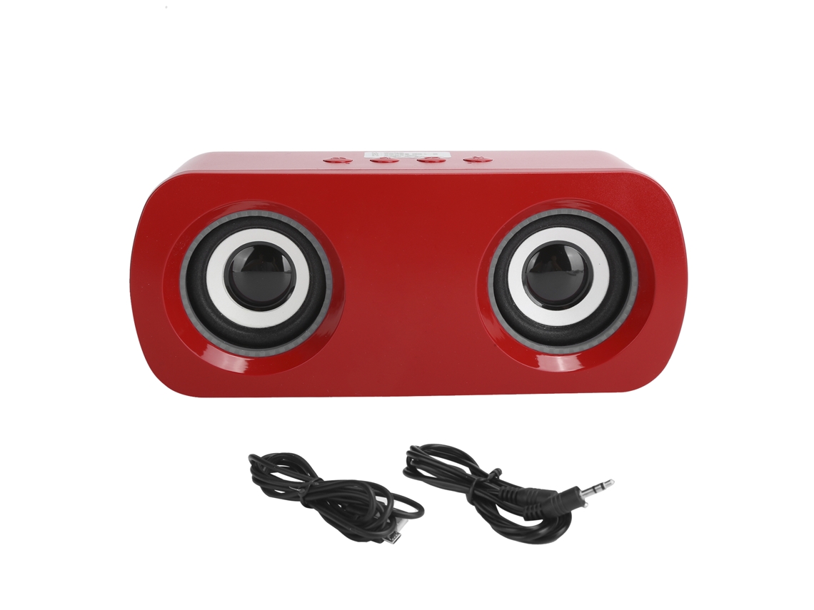 Caixa De Som Bluetooth Sada A9 Inteligente Mini Áudio 5.0 Multimedia Alto-falante Vermelha
