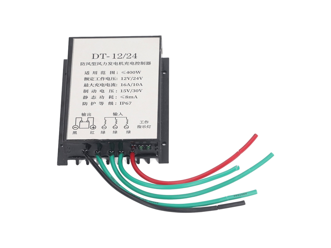 Controlador de Carga HKJ para Gerador Eólico Ip67 com Tela Led Reconhecimento Automático
