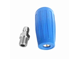 Bocal rotativo Turbo para lavadora de alta pressão, 4000 psi, com conexão rápida de 1/4" para remoção de casca e ferrugem.