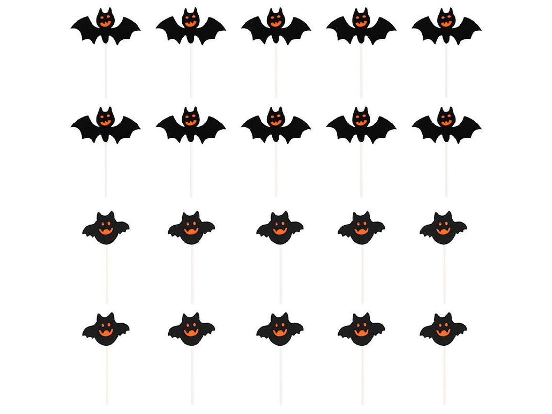 Conjunto de Topper 20 Unidades para Decorações de Halloween ALLINLESS