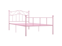 Estrutura de Cama 90x200 Cm Metal Rosa MAISON EXCLUSIVE
