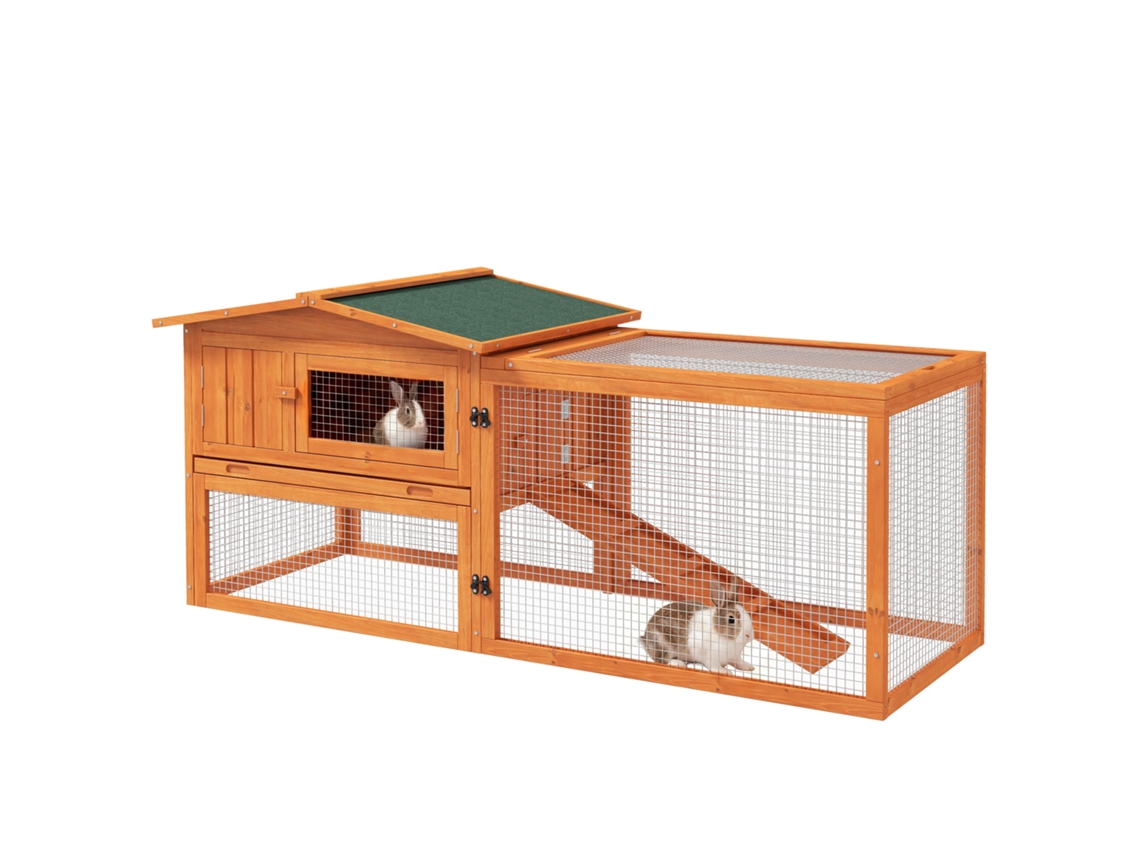 Estábulo De Pequenos Animais Gaiola De Pequenos Animais Pequena Casa De Pequenos Animais Com Teto De Asfalto Madeira De Abeto Laranja