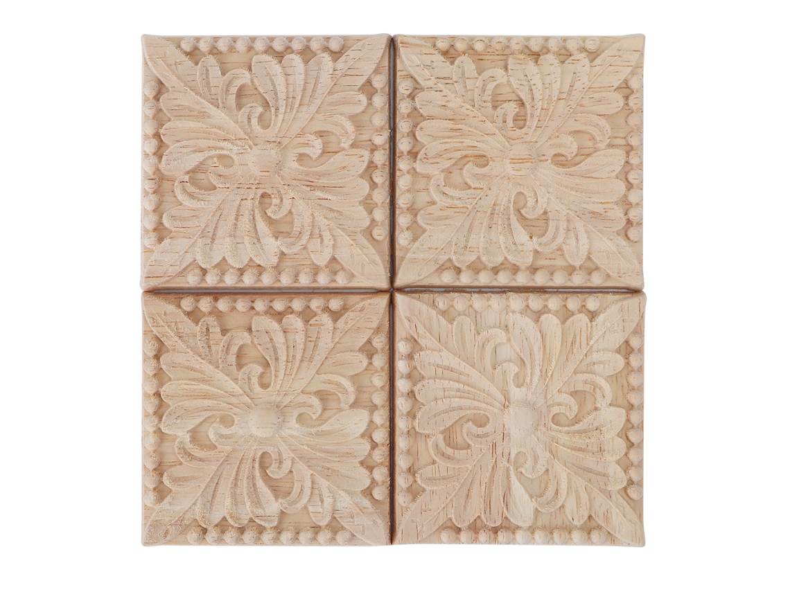 Aplique Xadrez 4 Peças Decoração Móveis B