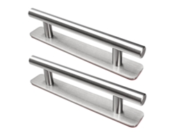 Puxador Autocolante Para Móveis,2 Peças Puxadores De Porta Em Aço Inox,148mm Para Armários Cozinha Guarda Roupa Cômoda,prata Btforus