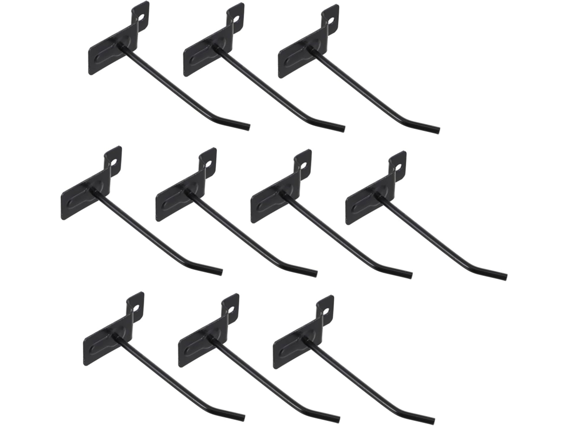 Conjunto De 10 Ganchos Metal Para Painel Perfurado, Organizador Resist