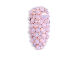 Decoração De Unhas Com Cristais 3d De Base Plana E Pérolas Mini Para Artesanato De Unhas (rosa)