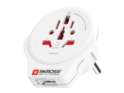 Adaptador de Viagem USB para Europa SKROSS