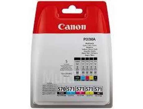 Pack 5 Tinteiros CANON PGI-570/CLI-571 (0372C004)