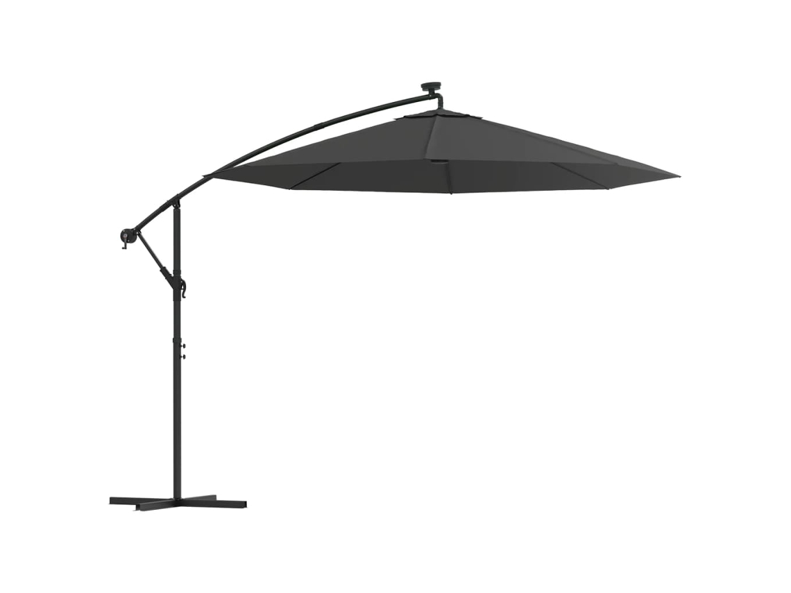 Guarda sol VIDAXL Anthracite (300 x 300 x 250 cm)