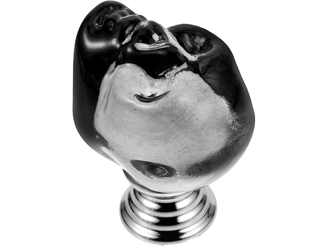 Puxadores De Porta Armário Com Cabeça Caveira Fenical, Em Metal Cristal, Modernos E Pequenos, Para Móveis Domésticos