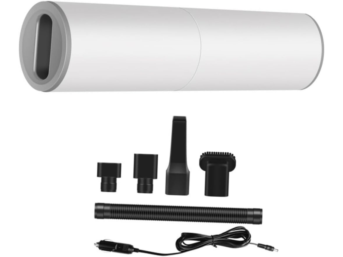 Aspirador De Pó Portátil Para Carro Magiclulu, Branco, Limpeza Manual, Remoção De Poeira Do Carro, Filtros De Canto