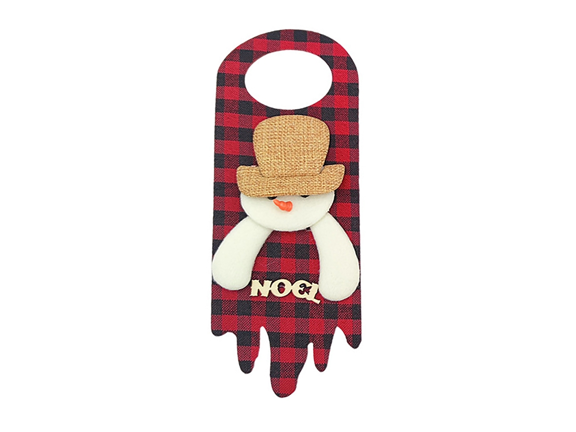 Laxiscreed Decoração De Porta Natal Com Boneco De Neve Envelhecido Para Ambientes Acolhedores