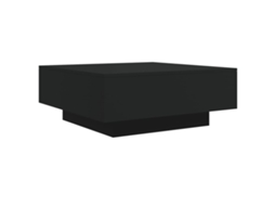 Coffee Table, Coffee Tables Vidaxl Preto Madeira Processada (80 X 80 X 31 Cm)