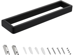 Suporte De Toalhas Robusto, Em Alumínio, Com Design À Prova De Ferrugem E Opção Instalação Dupla, Ideal Para Cozinha E