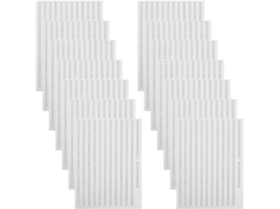 40 folhas de adesivos numerados para bordado, papel autoadesivo, fáceis de substituir e compatíveis com linhas de costura.