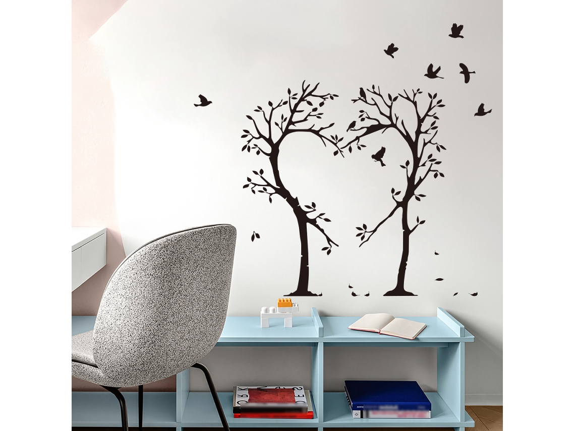 Adesivos De Parede Love Branches Adesivos De Parede Decalques De Parede Para Quarto Slowmoose