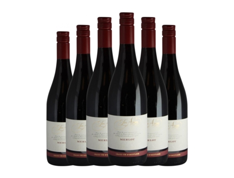 Vinho SAINT AURIOL Les Anges Merlot Vin de Pays d'Oc (0.75 L - 6 Unidades)