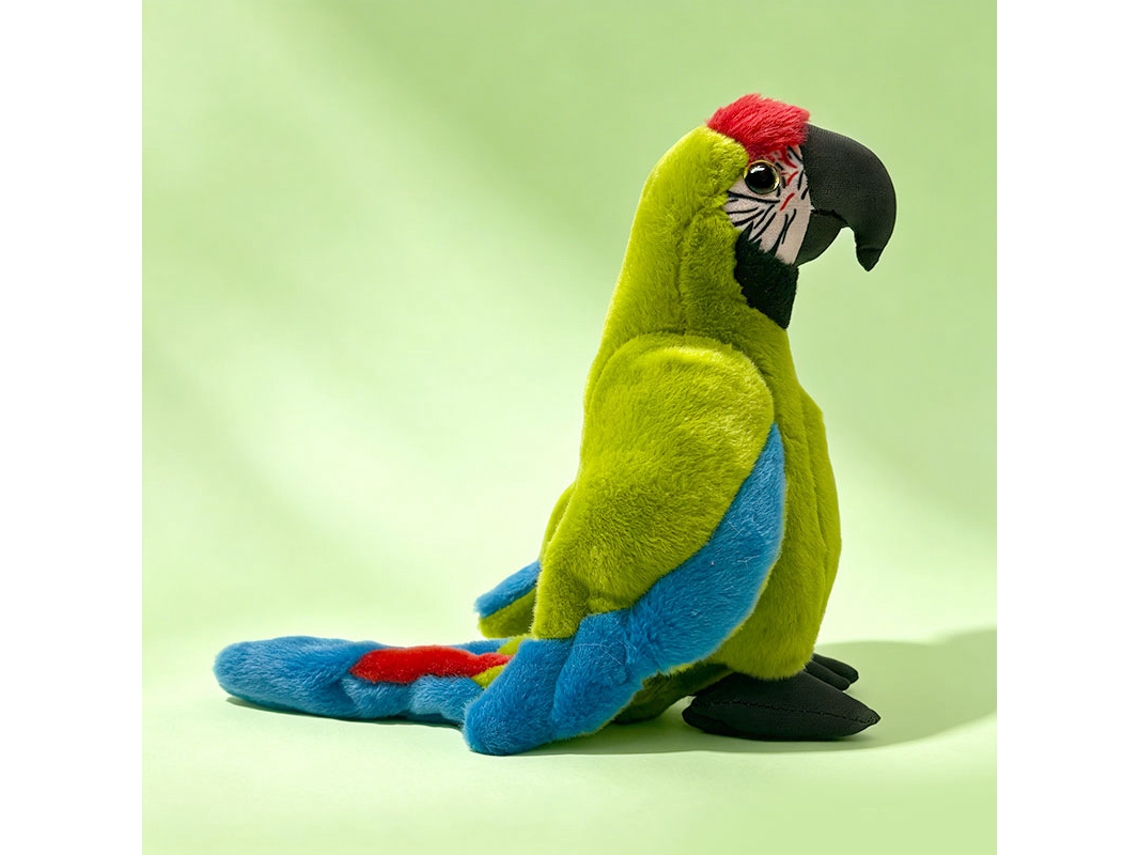 (22 Cm 0,12 Kg) Brinquedo De Pelúcia Realista De Papagaio, Boneco Fofo, Brinquedo Interativo Para Pais E Filhos.