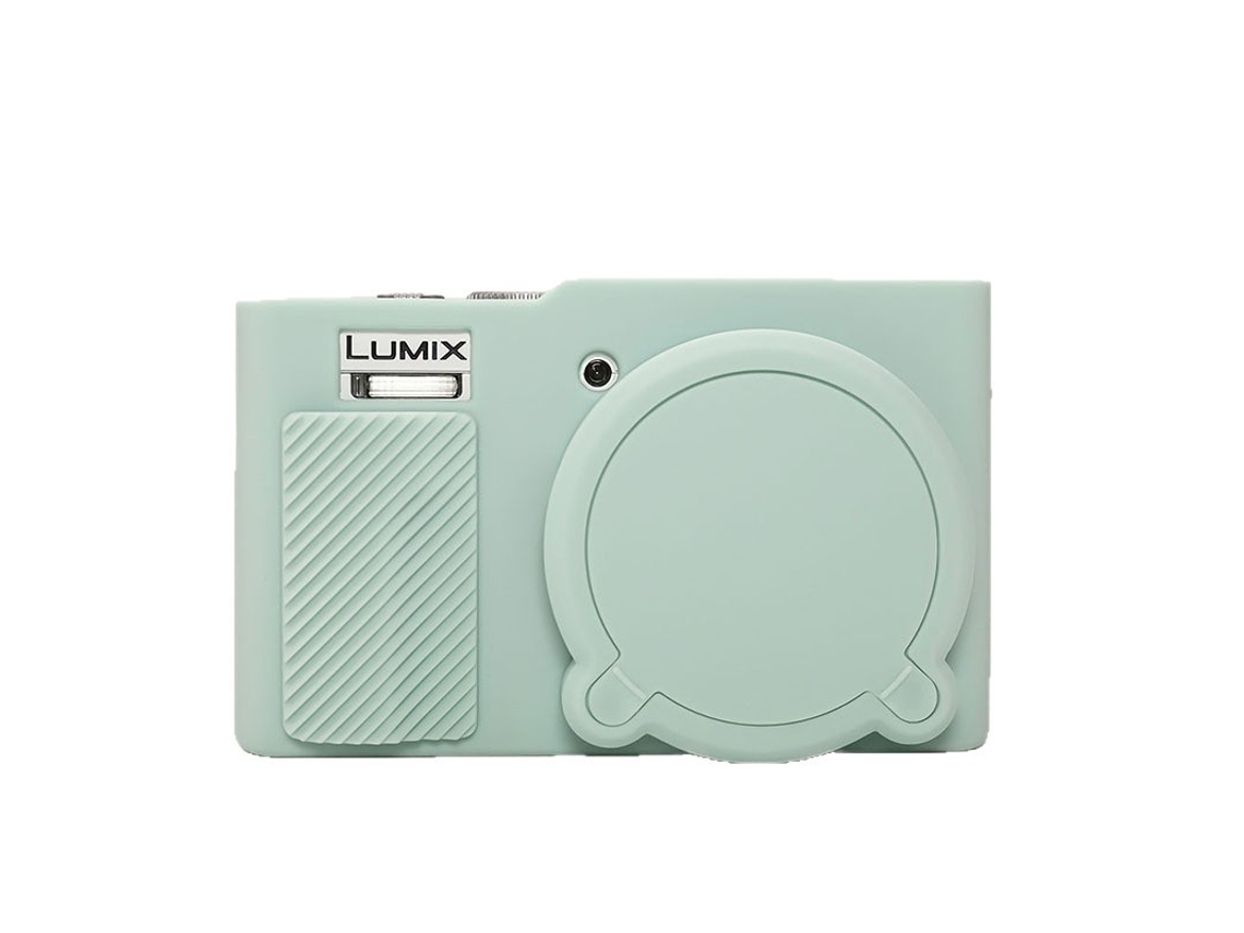 Capa Para Panasonic Zs99/tz99, Material Silicone Suave Verde Czhhmart