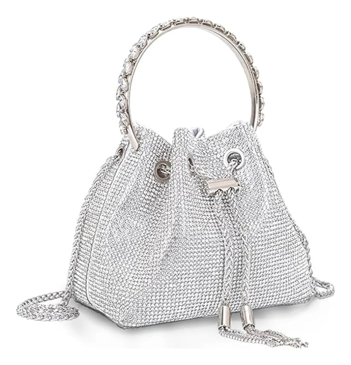 Bolsa De Noite Com Strass Brilhantesvayotoy