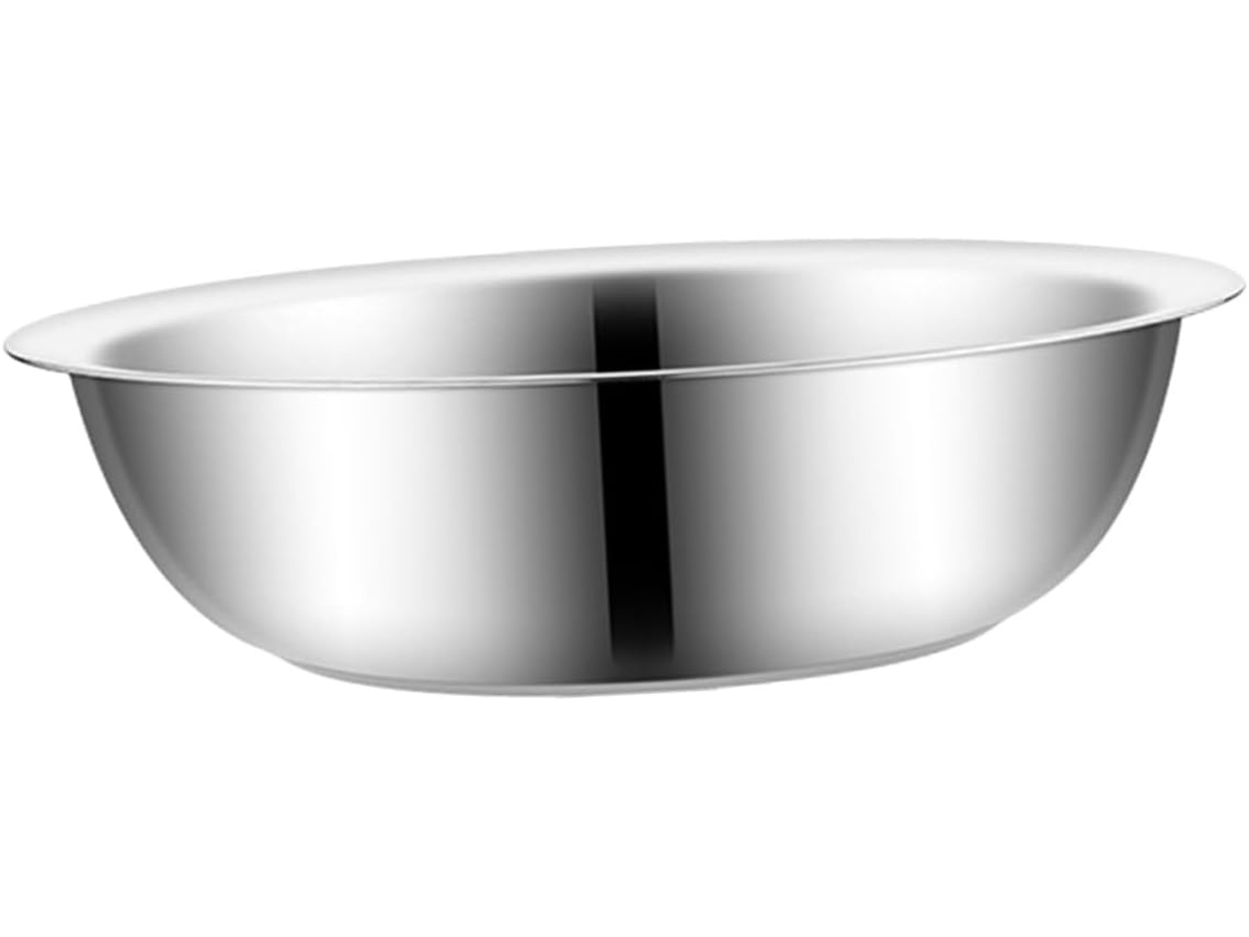 Bacia de Aço Reforçado de 28 Cm, Bacia Multiuso para Limpeza Doméstica, Ideal para Cozinha e Pias. CHABERLU