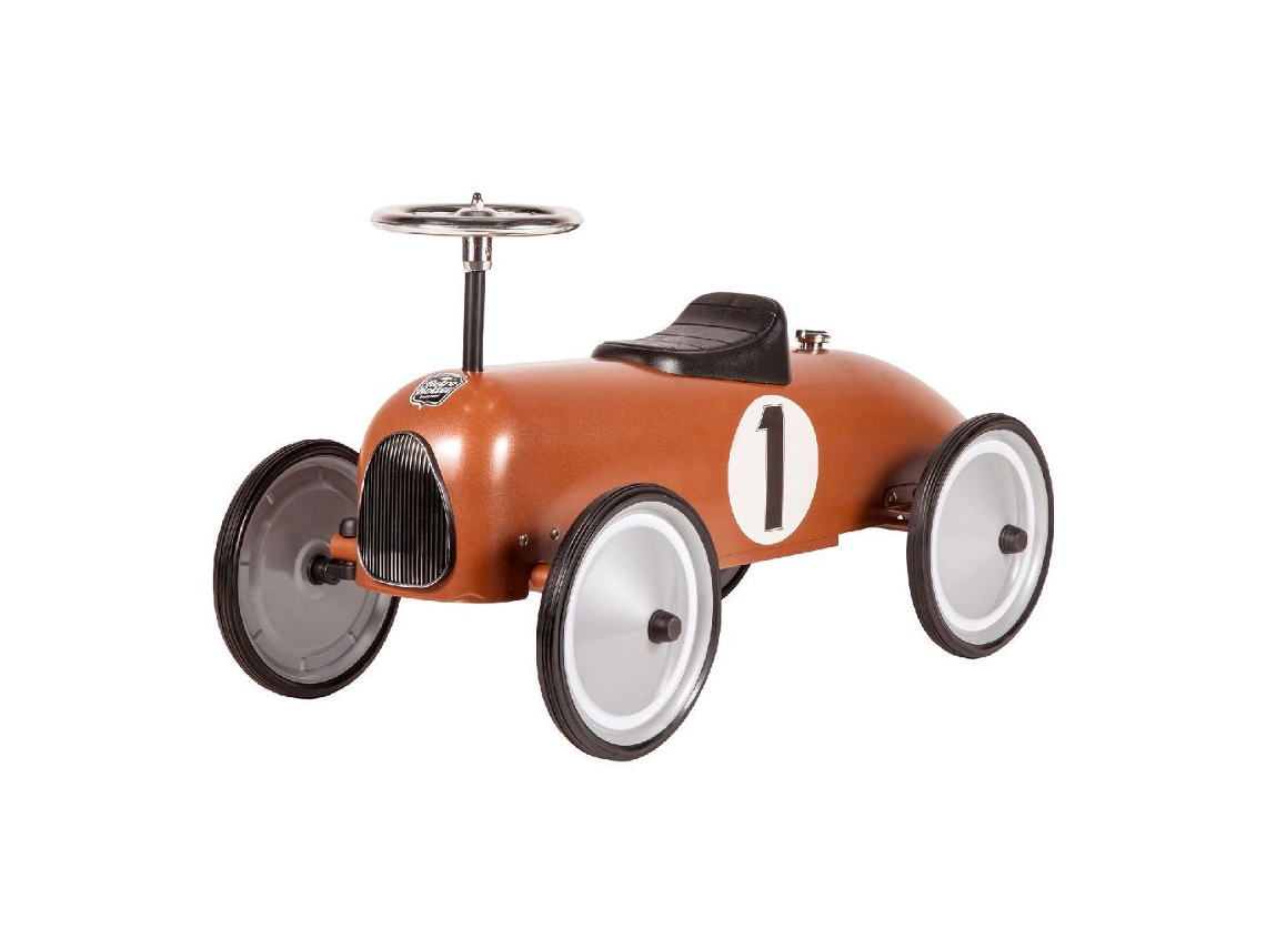 Carrinho De Brinquedo Retrô Roller Walker Chester Bronze Retro Roller