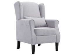 Armchair, Armchairs Vidaxl Cinzeto Tecido