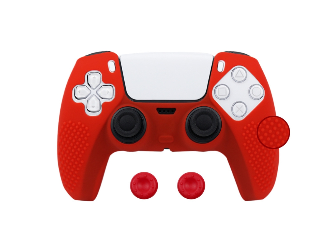 Capa Comando Para Ps5 Capa Protetora De Silicone Controle De Jogo Com Tampa De Joystick Cuich