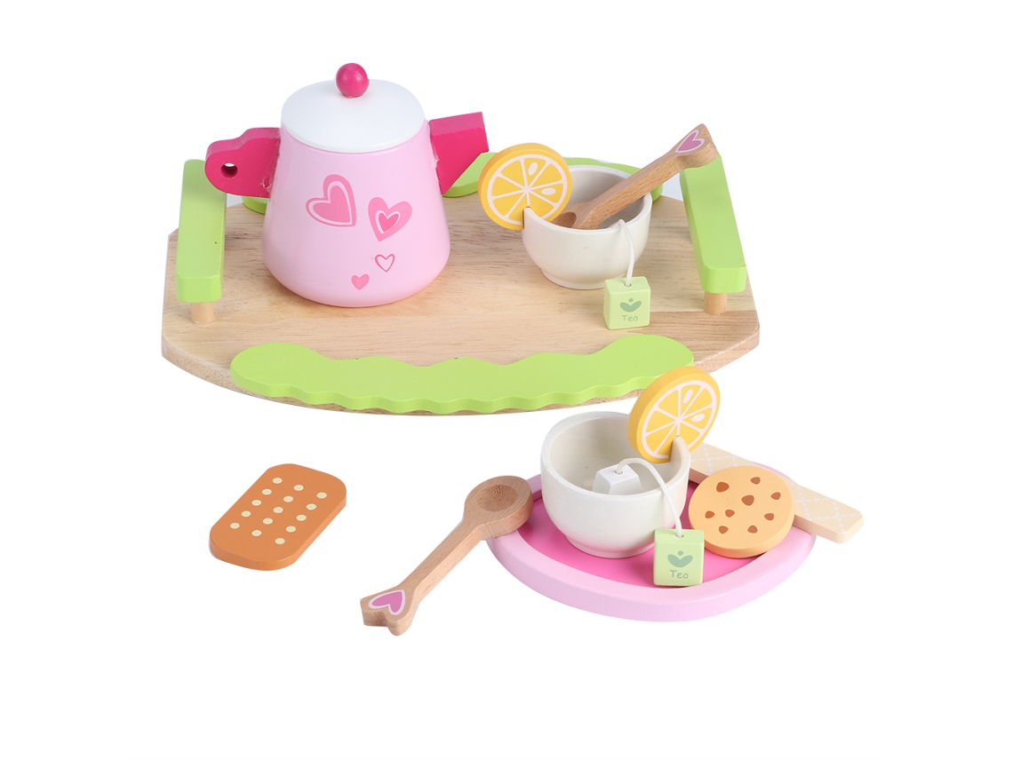 Rebe-set De Chá Da Tarde Simulação Brinquedo Educativo Utensílios De Cozinha Crianças Jogo De Casa 10 Peças