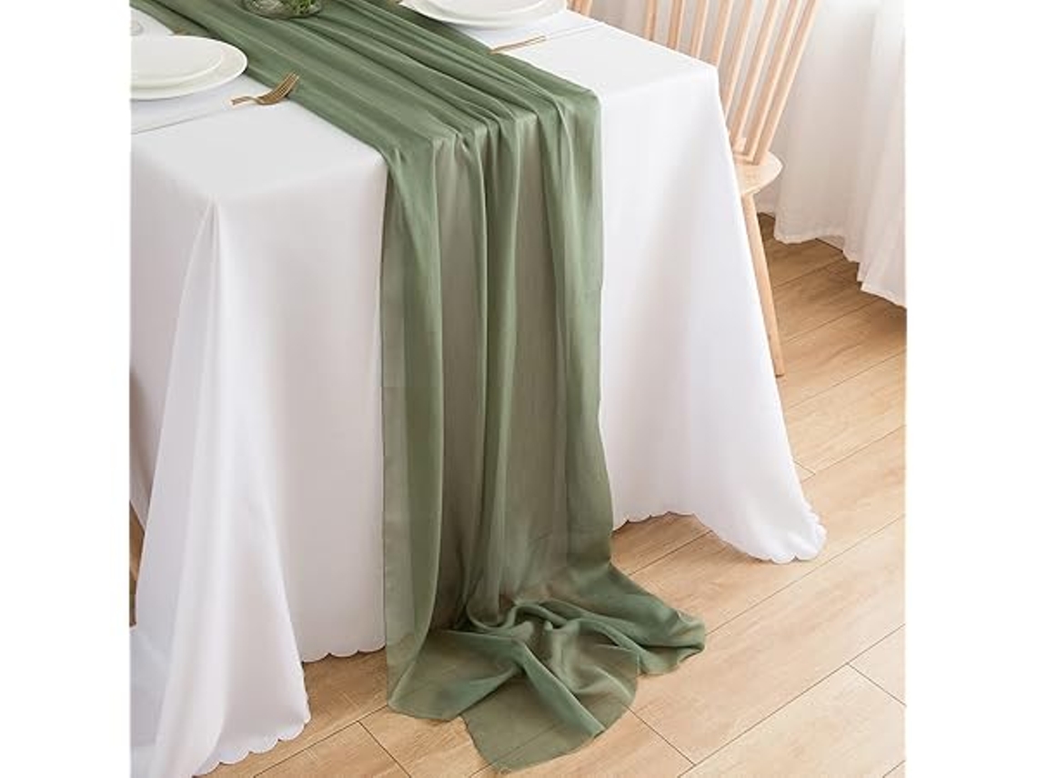 Toalha de Mesa em Chiffon 300x70cm STELASPLEN