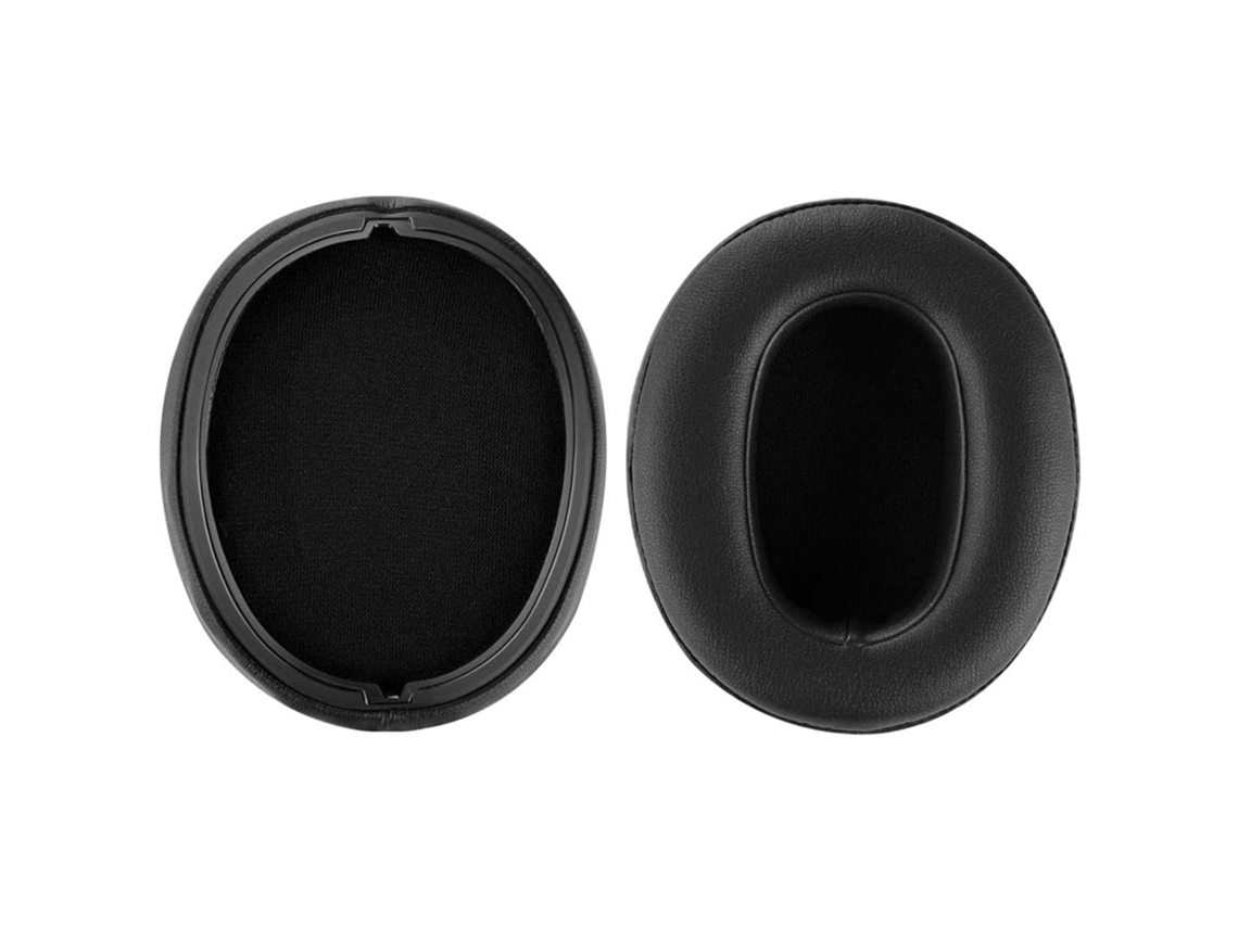 Set 2 Almofadas Zruxe Para Sony Wh-xb900n Over-ear (espuma De Memoria, Pretas)
