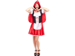 Fato de Mulher PARTILANDIA Chapeuzinho Vermelho com Avental (Tam.: M)