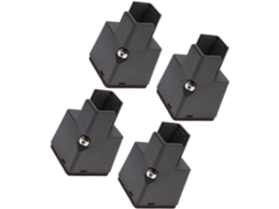 Conjunto De 4 Elevadores De Cama Ajustáveis Para Mesa, Escrivaninha E Cadeira Com Grampo