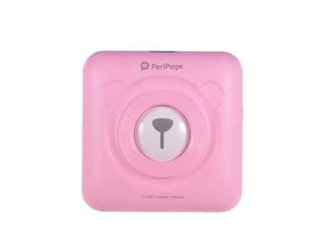 Impressora de etiquetas portátil sem fio Bluetooth GOOJPRT, mini impressora de recibos - rosa TOMSHOO