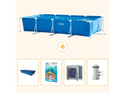 Intex Piscina Com Estrutura Retangular - 450x220x84 Cm - 5-peças S13