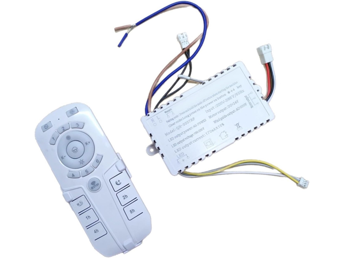 Ventilador De Teto Com Luz E Inversor Dc Hplive, Compatível Com
