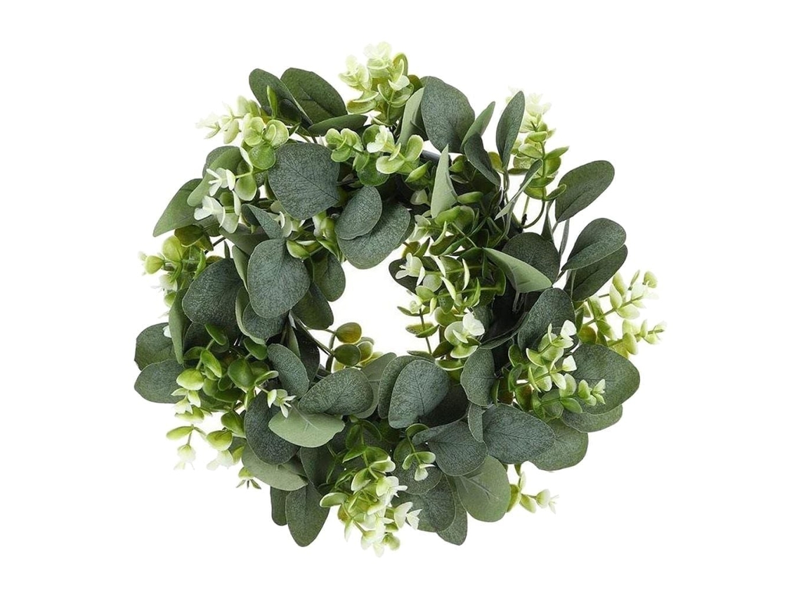 Guirlanda Artificial de Eucalipto 30 Cm para Decoração Natal BRILVIBERA (12")