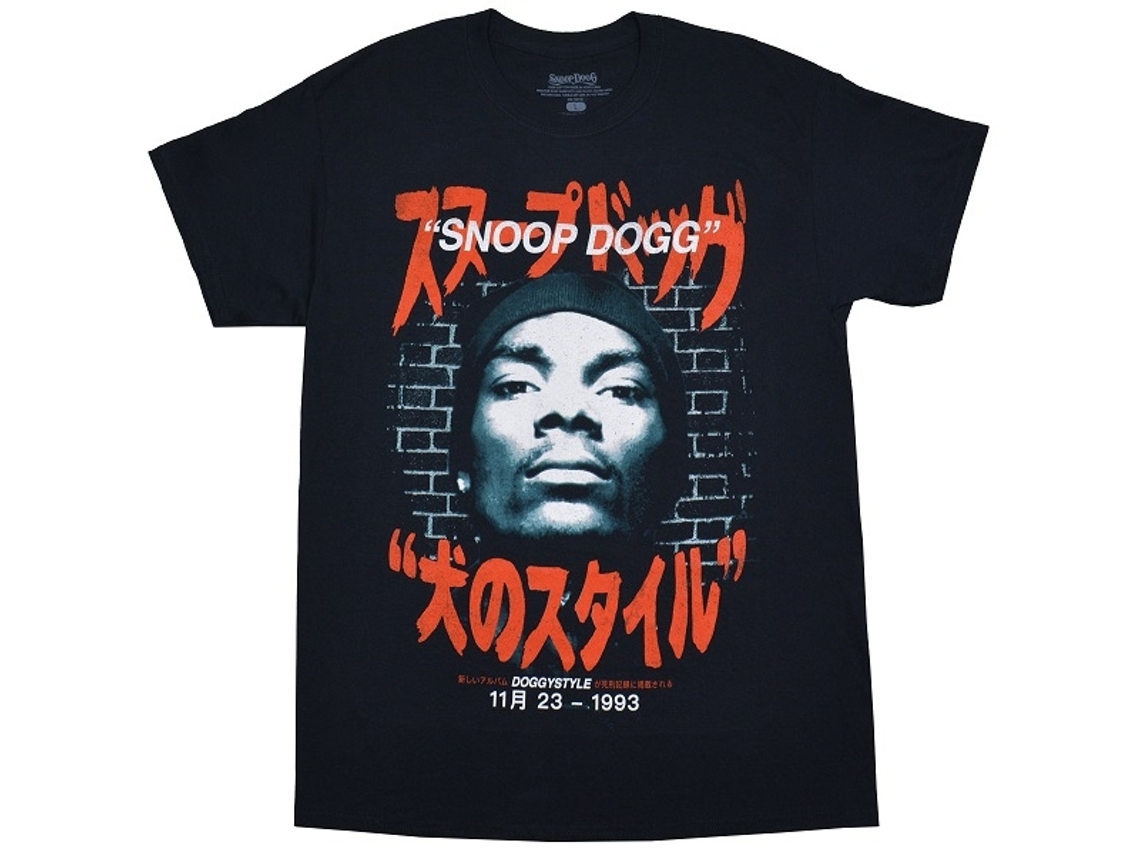 Snoop Dogg Kanji Style T-shirt Unisex Adults Size:s