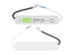 Fonte de alimentação LED profissional, impermeável, 20W, AC90-250V, DC24V, controlador eletrônico