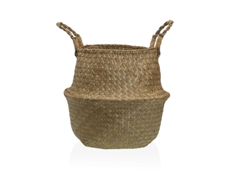Cesta Decorativa Versa S Algas marinhas Ø 26 cm