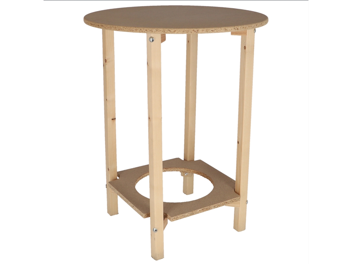 Mesa Redonda Extensível ARANAZ (70 x 75 cm)