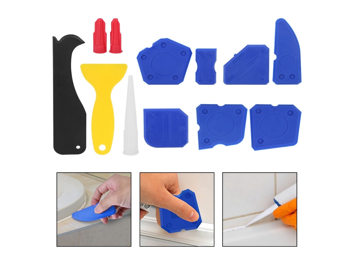 Kit De Aplicador De Tiras De Vedação E Espátula Laxiscreed Para Silicone E Vedantes De Alta Precisão