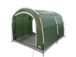 Conjunto 1 Tenda Para Ar Livre Vidaxl Verde Tafetá (268 X 240 X 191 Cm)