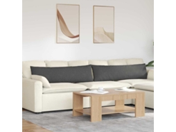 Vidaxl Travesseiros De Sofá 2 Pcs Cinza Escuro 145 X 40 Cm