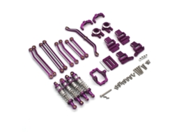 Conjunto de Acessórios Melhorados em Metal Roxo para Jjrc C8801 Austar Ax 8560 1/18 Rc Car Parts MDUG