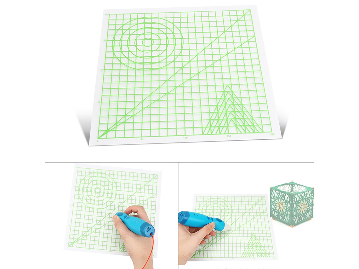 Papel De Desenho Para Caneta 3d (com Modelos Básicos, Para Crianças E Adultos)