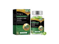 Óleo Capilar En Cápsulas Hoegoa Black Castor, Cuidado Suave para Cabelos Secos e Frizz LAXISCREED