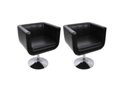 Bar Stool, Bar Stools Vidaxl Preto Couro Artificial