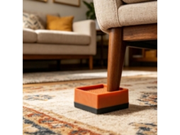 Conjunto De 4 Elevadores De Pés De Cadeira | Peças Quadradas Empilháveis Para Móveis, Suporte