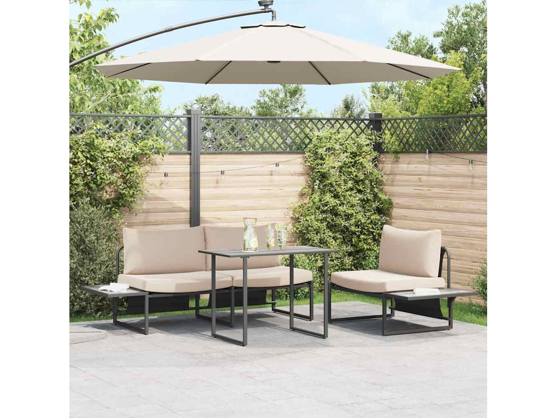 Vidaxl Mesa De Jardim Cinzeto 100 X 55 X 70 Cm Madeira